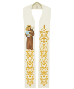 Estola Bordada "Santo Antônio"