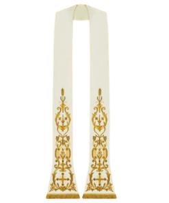 Estola bordada "Cruz"