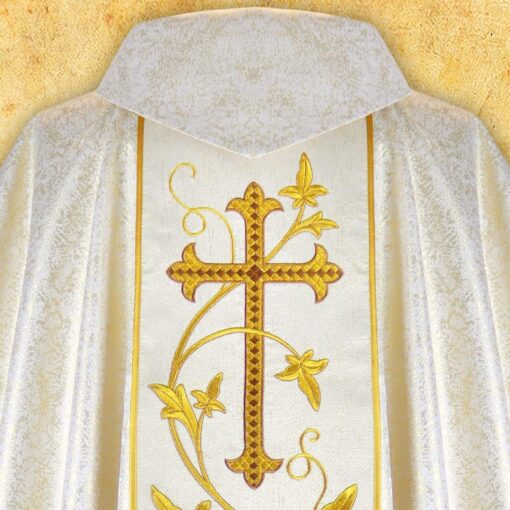 Casula bordada Jesus Bom Pastor - Imagem 4