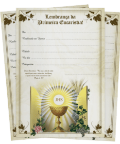 Lembrança Eucaristia L01 - 30 unidades