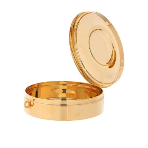 Caixa para Hóstia / Teca 9,2cm Agnus Dei - Imagem 2