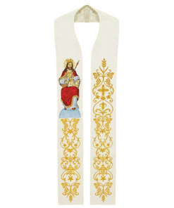 Estola Bordada "Cristo Rei"