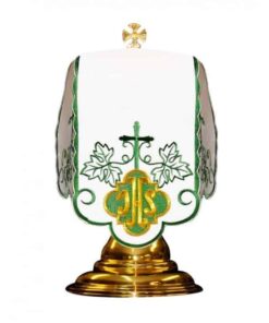Véu de Âmbula IHS Verde