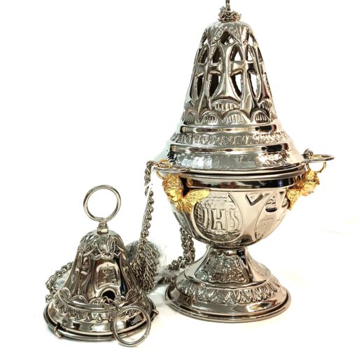 Turíbulo tu05 – 27cm cinzelado
