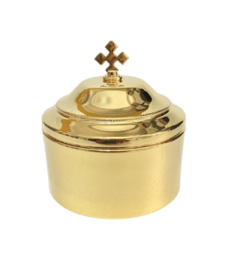 Caixa para Hóstia / Teca 9cm Ouro