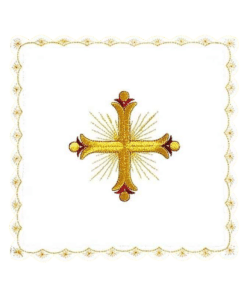 Pala Bordada Branca Cruz