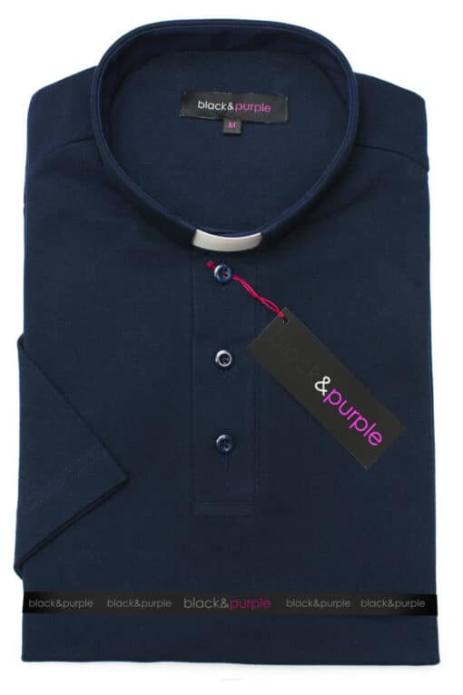 Camisa Clerical Importada - Polo Azul "GG" - Imagem 2