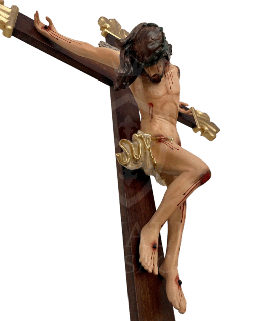 Cruz Gótica da Paixão com Base - 180cm - Imagem 3