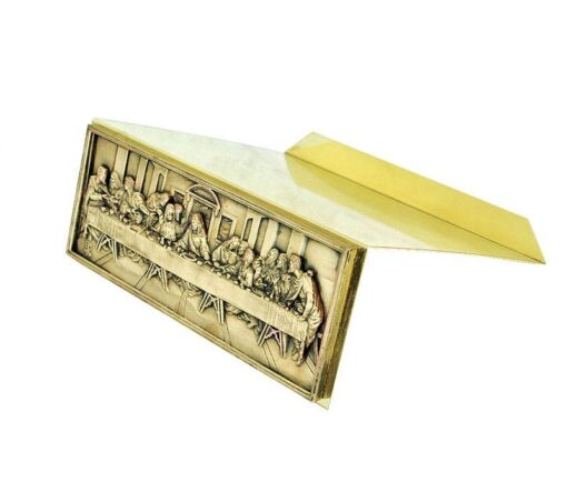 Estante Altar metal Santa Ceia 40x28x12cm 3903