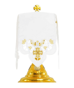 Véu de Âmbula Folhas Douradas