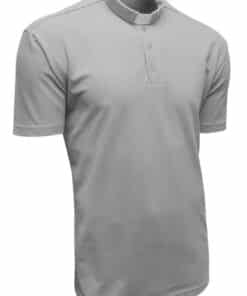 Camisa Clerical Importada - Polo Cinza "M"