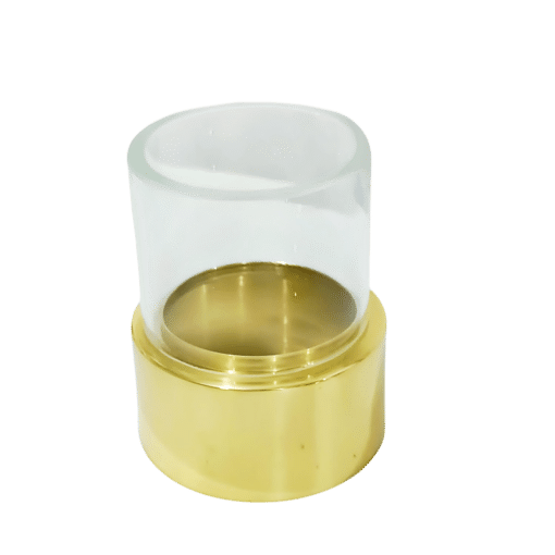Economizador de Velas com Vidro 7 cm Dourado 02 - Imagem 2