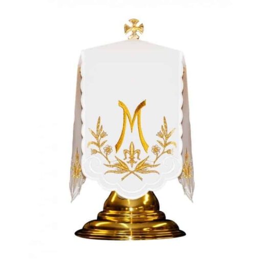 Véu de Âmbula 'Ave Maria’ gold