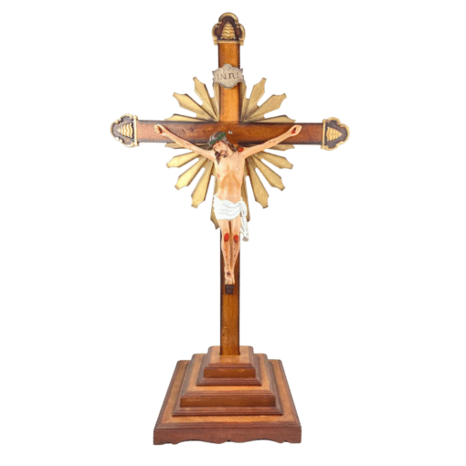Crucifixo Ornado com Base - 135cm