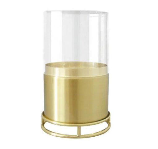Economizador de Velas com Vidro 7 cm Dourado