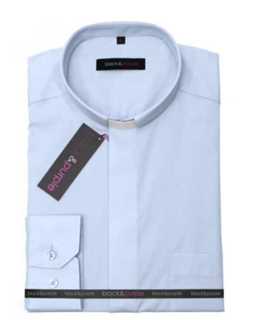 Camisa Clerical Importada - Azul "M" - Imagem 2