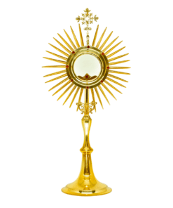 Ostensório Raio Simples Dourado F399B