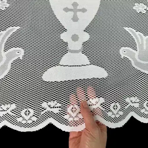 Renda Litúrgica Divina Paz - 40cm Largura - Imagem 4