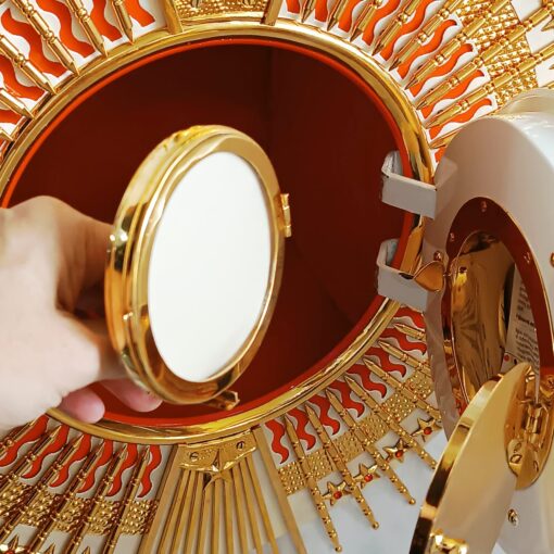 Sacrário de Embutir – Sacro Cuore Rosso Com expositor - Imagem 5