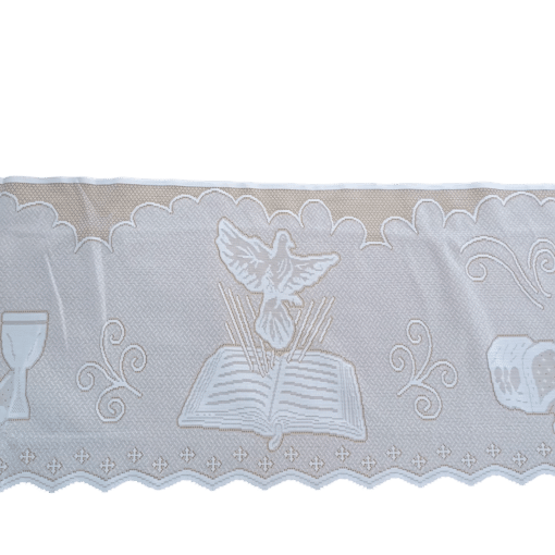 Renda Litúrgica Branca Provérbios - 40cm