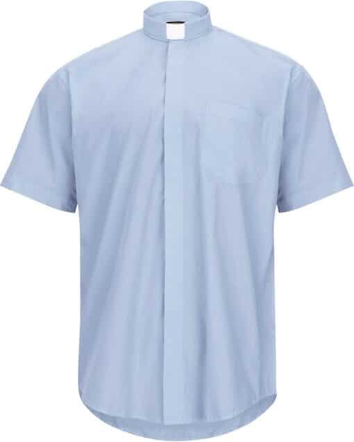 Camisa Clerical Importada - Azul "M"