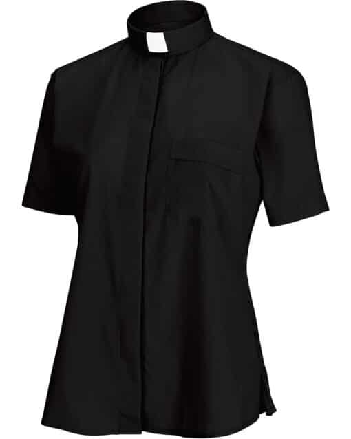 Camisa Clerical Importada - Preta "P" - Imagem 2