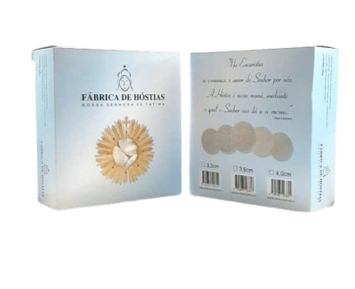 Hóstia Partícula 4,0 cm - Caixa