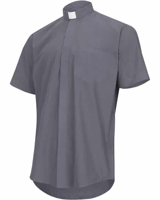 Camisa Clerical Importada - Cinza  Escuro"M"