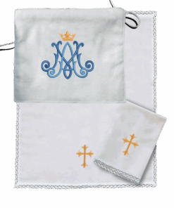 Bolsa Viatico Bordada Mariana