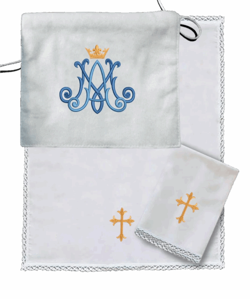 Bolsa Viatico Bordada Mariana