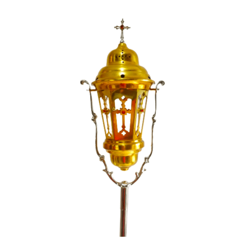 Lanterna Procissão Balanço mod 03 Dourado