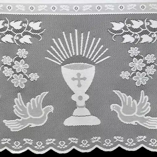 Renda Litúrgica Divina Paz - 40cm Largura - Imagem 5