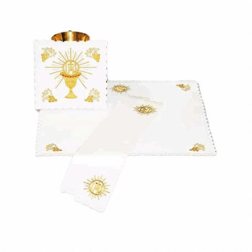 Alfaia Bordada Calice Dourado
