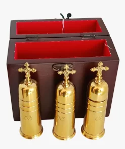 Estojo Santos Óleos mod2 Dourado