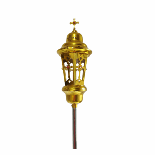 Lanterna Procissão mod 02 - Dourado