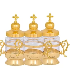 Conjunto Vasos Santos Óleos 7854