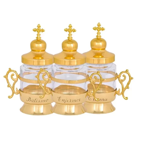 Conjunto Vasos Santos Óleos 7854