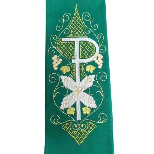 Estola Sacerdotal Bordada em Tecido Oxford - Imagem 2