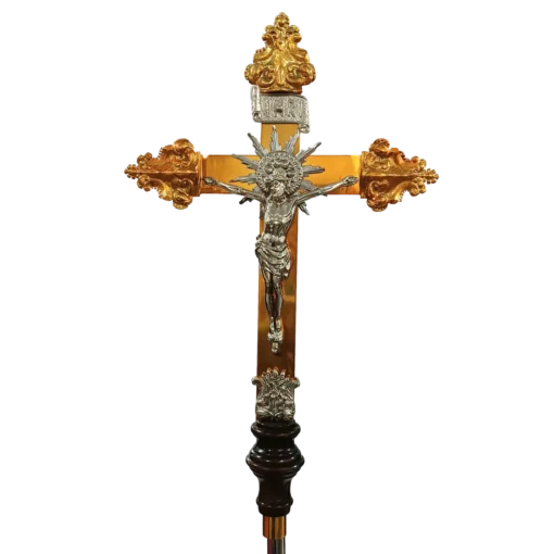 Cruz Processional Grande Dourado
