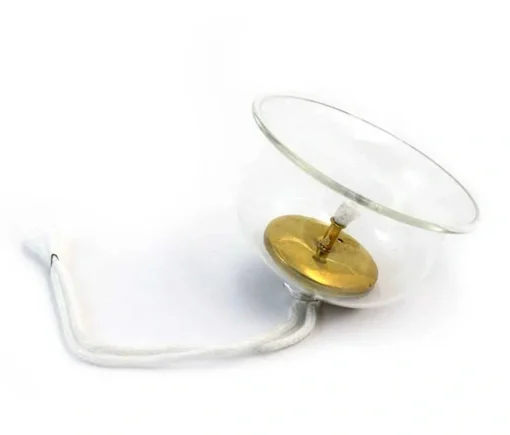 Vela de Vidro para o Santíssimo Sacramento 22 cm de fluído - Imagem 3