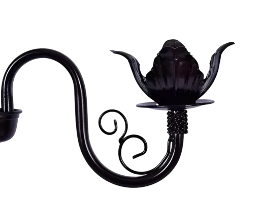 Imagem Par de Anjos com Candelabro Resina 93 cm - Imagem 5