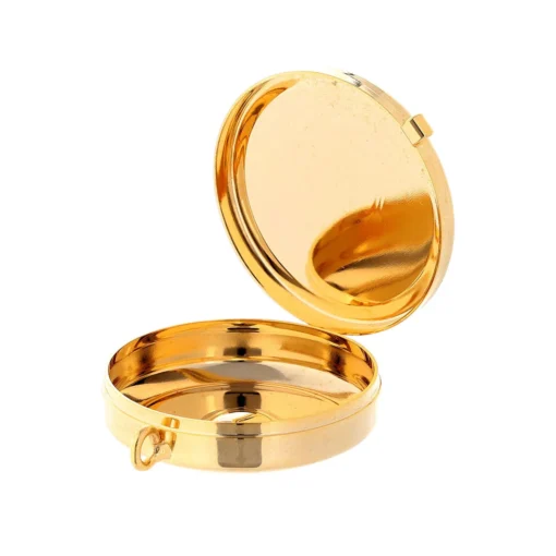 Teca IHS – 5,5 cm diâmetro Banho de ouro - Imagem 2