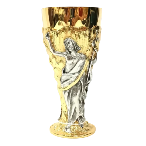 Cálice Cristo Ressucitado - 18cm - Imagem 3