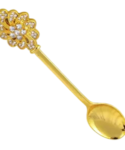 Colher para Turíbulo Banhada a Ouro
