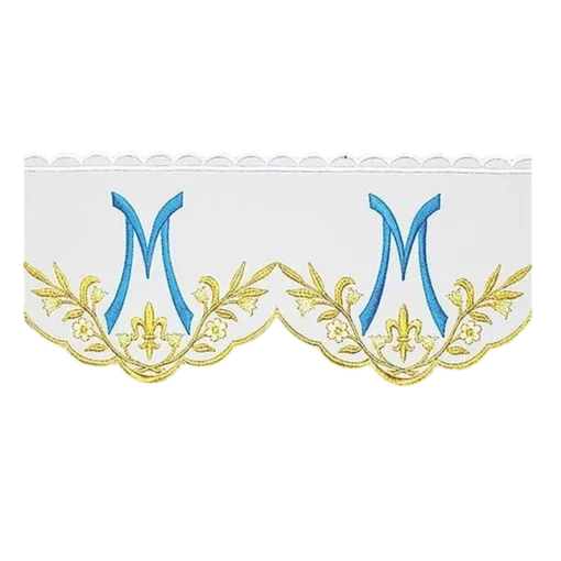 Frontal bordado Ave Maria -220x17cm