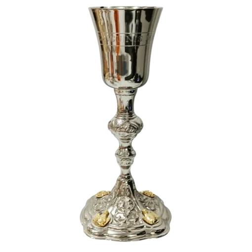 Cálice Querubins - 29cm Prata