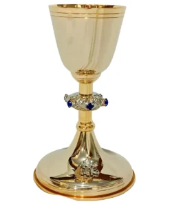 Cálice São Pedro Pedras Azuis- 22,5cm