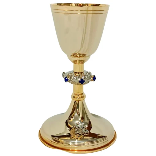 Cálice São Pedro Pedras Azuis- 22,5cm