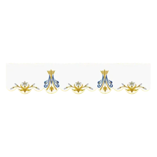 Frontal bordado Realeza de Maria- 290x30cm
