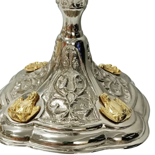 Cálice Querubins - 29cm Prata - Imagem 3